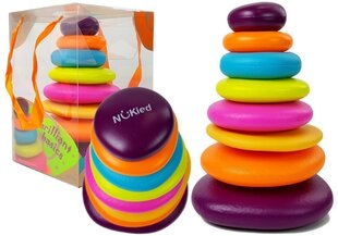 Värviliste rõngastega püramiid hind ja info | Imikute mänguasjad | kaup24.ee
