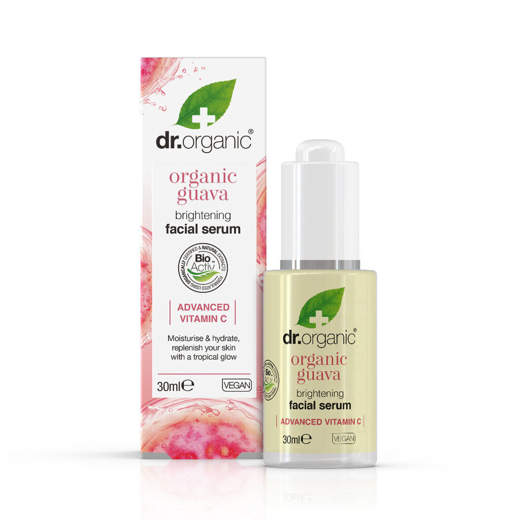 Dr. Organic Guava näoseerum 30 ml hind ja info | Näoõlid, seerumid | kaup24.ee