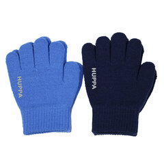 Huppa детские перчатки весна-осень  LEVI 2 шт., синий-темно-синий 907156004 цена и информация | Шапки, перчатки, шарфы для мальчиков | kaup24.ee