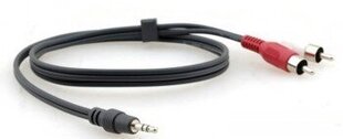 KRAMER C-A35M/2RAM-50 3.5MM STEREO AUDIO TO TWO RCA (MALE - MALE) CABLE (50') 15.2M hind ja info | Kaablid ja juhtmed | kaup24.ee