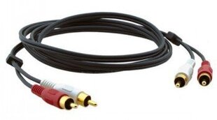 Kramer C-2RAM/2RAM-3 2 RCA Audio, 0.9 м цена и информация | Кабели и провода | kaup24.ee