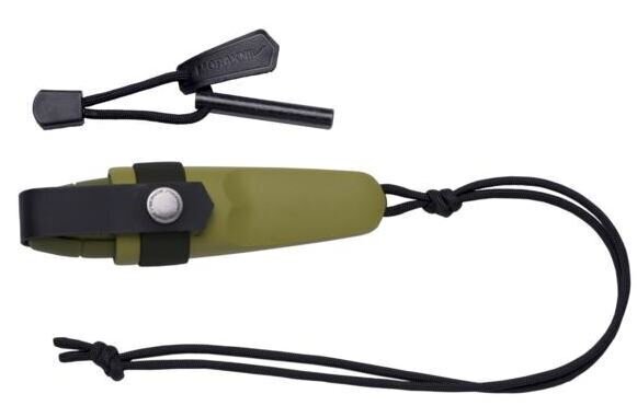 Pussnuga Morakniv® Eldris Neck Knife Green, Fire Starter Kit hind ja info | Noad ja tarvikud | kaup24.ee