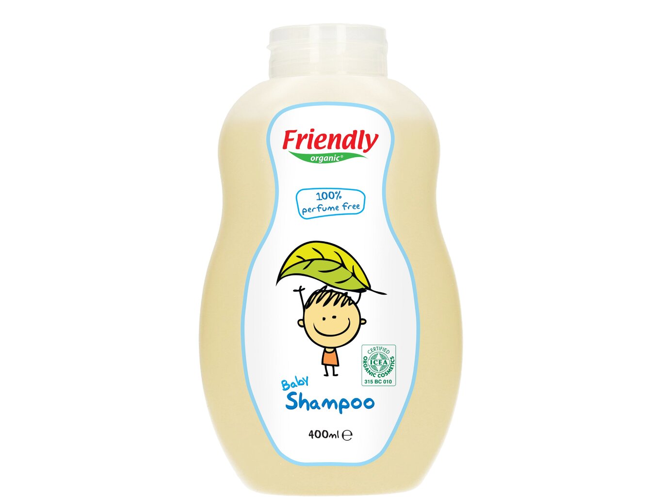 Beebi šampoon lõhnavaba 400ml / Friendly Organic цена и информация | Laste ja ema kosmeetika | kaup24.ee