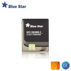 Telefoni aku BlueStar Battery HTC Desire C A320E Li-Ion 1200 mAh Analog BA S850 hind ja info | Ekraani kaitsekiled | kaup24.ee