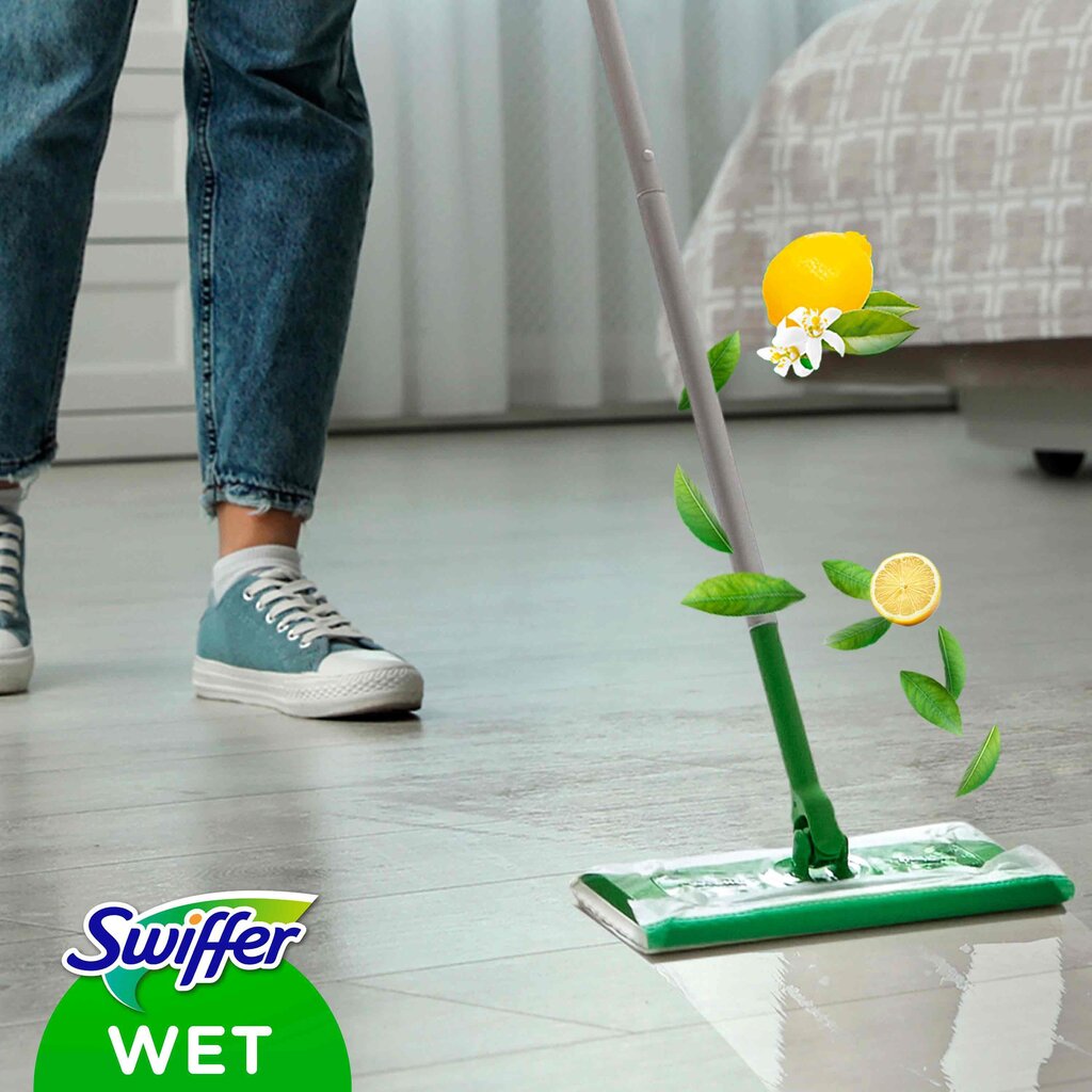 Swifferi niisked salvrätikud Sweeper Wet, 20 tk. цена и информация | Puhastustarvikud | kaup24.ee