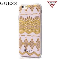 Защитный чехол Guess Aztec для Apple iPhone 7 4.7", прозрачный/розовый цена и информация | Чехлы для телефонов | kaup24.ee