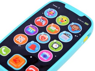 Laste interaktiivne telefon, sinist värvi цена и информация | Игрушки для малышей | kaup24.ee