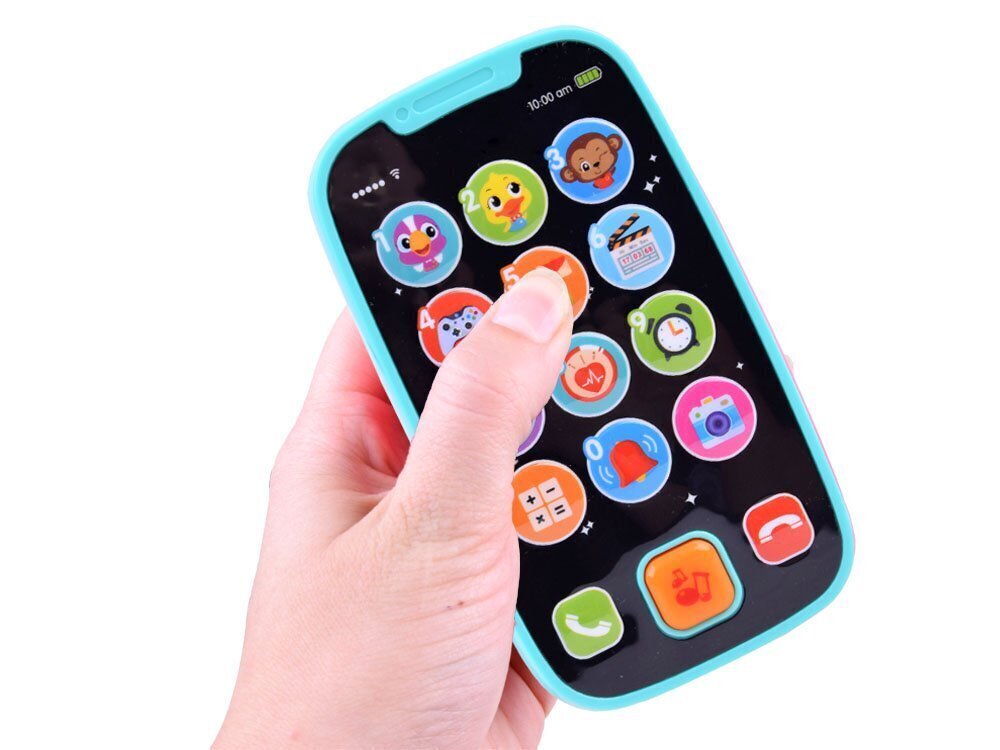Laste interaktiivne telefon, sinist värvi hind ja info | Imikute mänguasjad | kaup24.ee