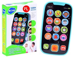 Детский интерактивный телефон, синий цена и информация | Игрушки для малышей | kaup24.ee
