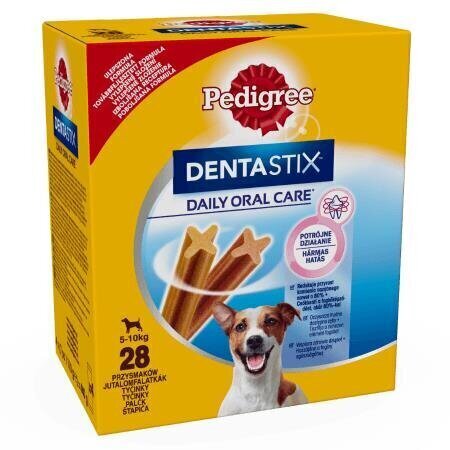 Pedigree närimispulk väikestele tõugudele Dentastix, 4x110 g hind ja info | Maiustused koertele | kaup24.ee