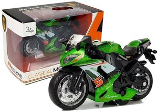 Игрушечный мотоцикл "Classic Motto", зеленый цена и информация | Игрушки для мальчиков | kaup24.ee
