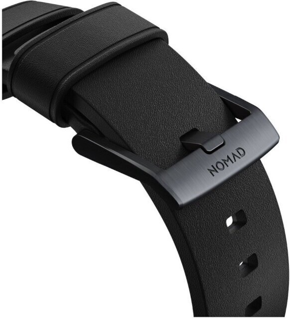 Nomad Active Strap Pro - 44mm/42mm | Black Active Leather | Black Hardware hind ja info | Nutikellade ja nutivõrude tarvikud | kaup24.ee