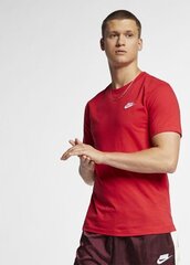 Nike Футболки Для мужчин NSW Tee Swoosh 12Month Red цена и информация | Мужские футболки | kaup24.ee
