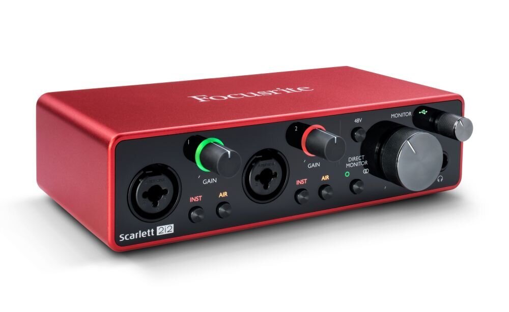 Focusrite Scarlett 2i2 цена и информация | Helikaardid | kaup24.ee