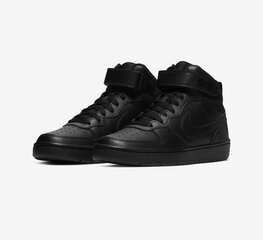 Nike Jalatsid Court Borough Mid 2 Black CD7782 001/6 hind ja info | Laste spordijalatsid | kaup24.ee