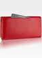 Naiste nahast rahakott STEVENS Extended punane, RFID-kaitsega hind ja info | Naiste rahakotid | kaup24.ee