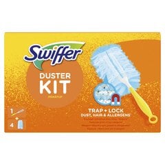 Swiffer Duster Starert Kit мини ручка + 4шт пополнение цена и информация | Принадлежности для уборки | kaup24.ee