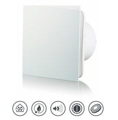 Väljatõmbeventilaator Vlano SIMPLE TH valge paneel hind ja info | Vannitoa ventilaatorid | kaup24.ee