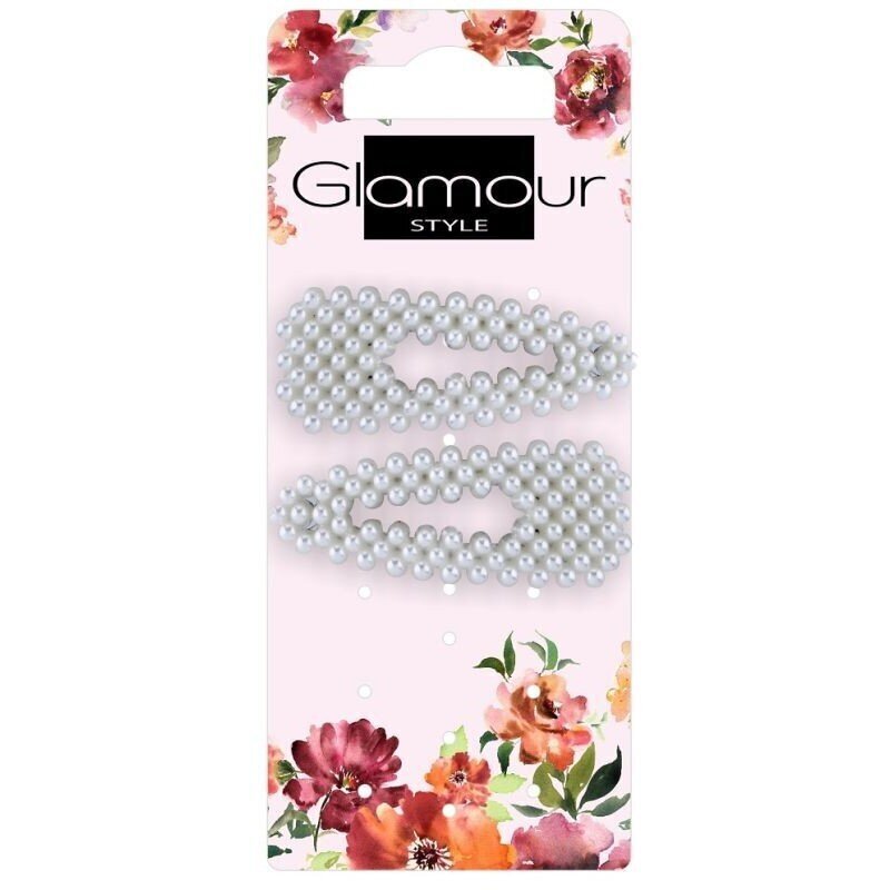 Juukseklambrid Glamour Pearls 2 tk hind ja info | Juuste aksessuaarid | kaup24.ee