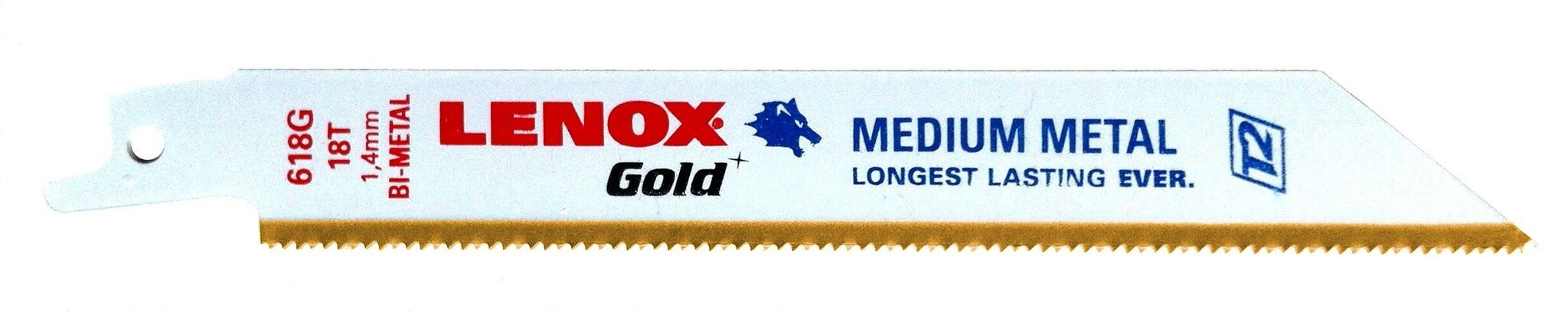 Sirge saagimise saetera metallile Lenox GOLD 200mm18TPI цена и информация | Käsitööriistad | kaup24.ee