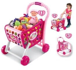 Тележка для покупок с аксессуарами, розовая цена и информация | Игрушки для девочек | kaup24.ee