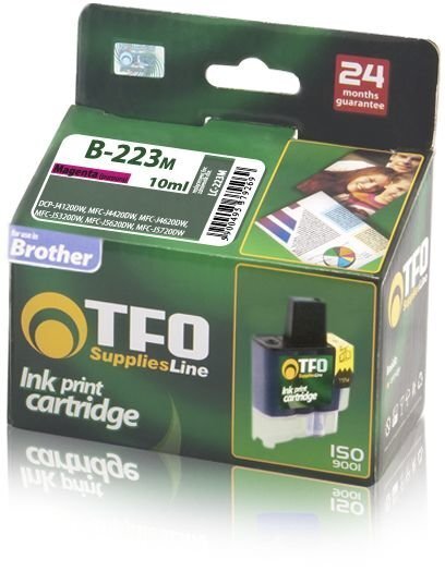 TFO Brother B-223C (LC-223M) Magenta INK Cartridge 10ml for DCP-J4120DW etc HQ Premium Analog цена и информация | Tindiprinteri kassetid | kaup24.ee