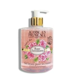 Puhastav kätegeel Lummav roos Jeanne en Provence, 500 ml цена и информация | Мыло | kaup24.ee
