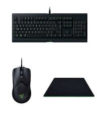 Komplekt Razer Level Up - Cynosa Lite klaviatuur (ENG), juhtmega hiir Razer Viper Mini, hiirematt Razer Gigantus V2, RZ85-02741200-B3M1 hind ja info | Klaviatuurid | kaup24.ee