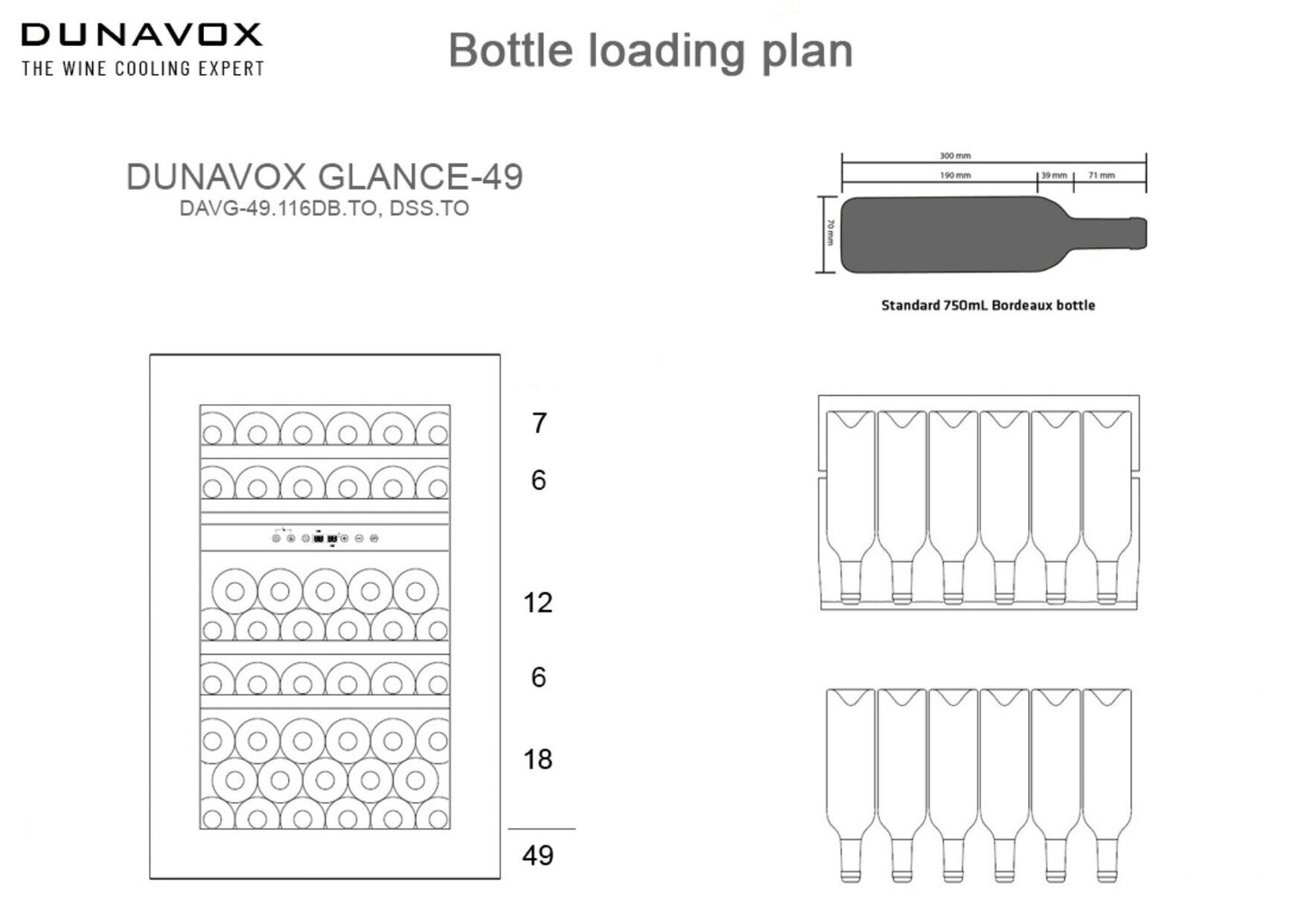 Dunavox DAVG-49.116DB.TO hind ja info | Veinikülmikud | kaup24.ee