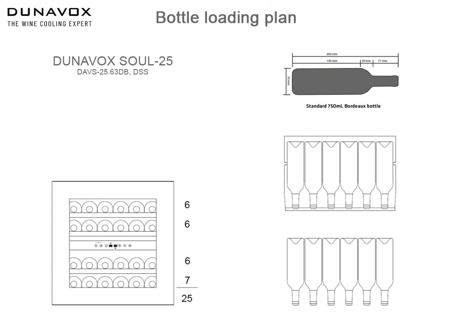 Dunavox DAVS-25.63DB hind ja info | Veinikülmikud | kaup24.ee