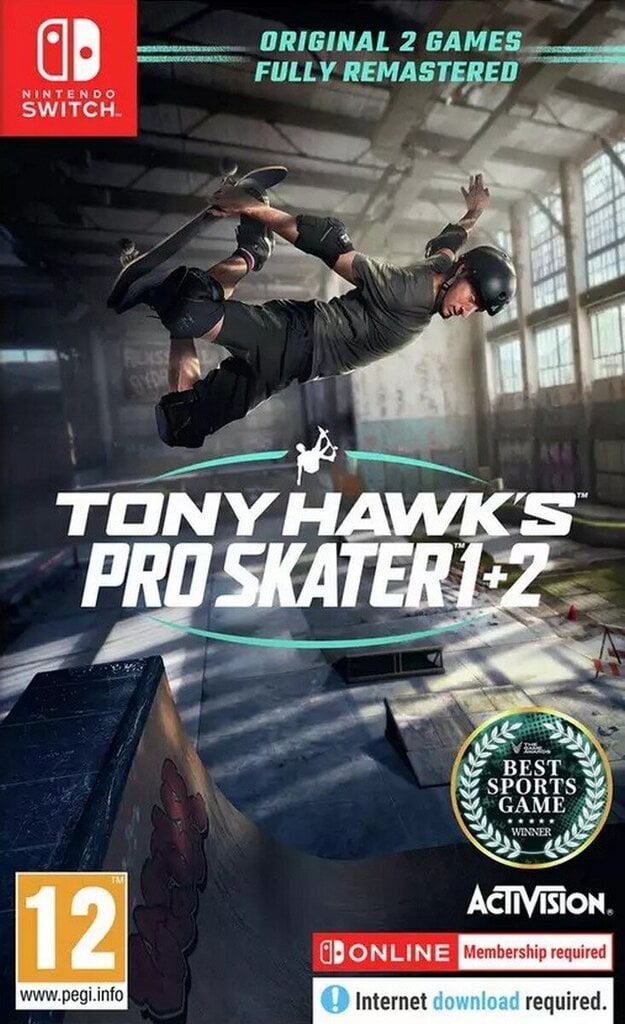 Switch Tony Hawk's Pro Skater 1+2 цена и информация | Arvutimängud, konsoolimängud | kaup24.ee