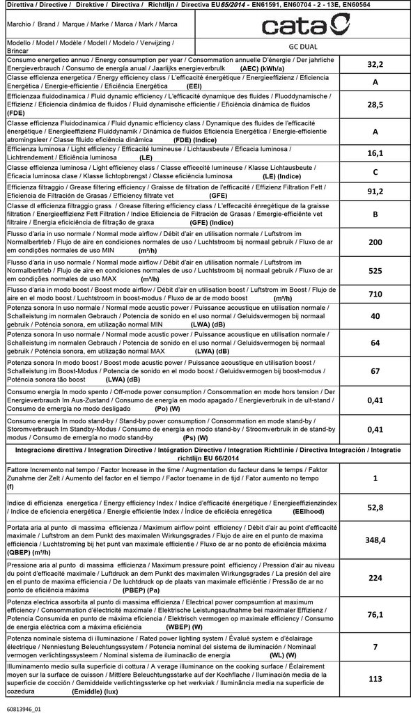 Cata GC DUAL A 45 XGWH hind ja info | Õhupuhastid | kaup24.ee