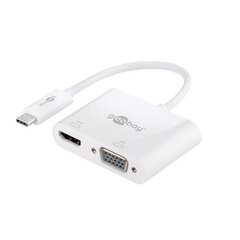 Adapter Goobay USB-C to Multiport/HDMI (52430) hind ja info | USB jagajad, adapterid | kaup24.ee