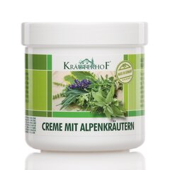 Kräuterhof jalakreem Alpiürtidega 250ml hind ja info | Kehakreemid, losjoonid | kaup24.ee