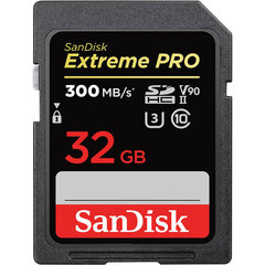 SDHC mälukaart 32GB SanDisk Extreme Pro : SDSDXDK-032G-GN4IN hind ja info | Fotoaparaatide mälukaardid | kaup24.ee