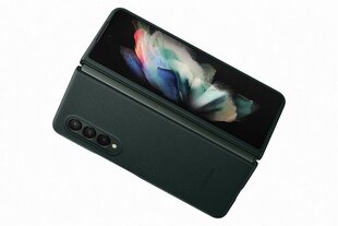 Кожаный чехол Samsung Galaxy Z Fold3, зеленый EF-VF926LGEGWWW цена и информация | Чехлы для телефонов | kaup24.ee