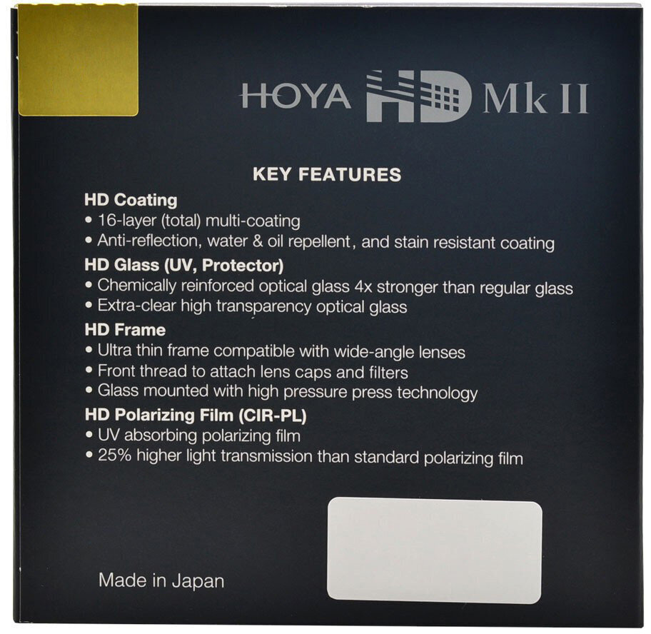 Hoya filter UV HD Mk II 62mm hind ja info | Filtrid fotoaparaatidele | kaup24.ee