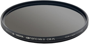 Hoya filter ringpolarisatsioon HD Nano Mk II 49mm hind ja info | Filtrid fotoaparaatidele | kaup24.ee