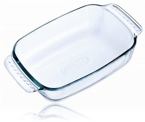 Ahjuvorm Pyrex Ristkülikukujuline Läbipaistev Klaas (30 x 20 cm) hind ja info | Ahjuvormid ja küpsetustarvikud | kaup24.ee