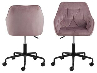 Рабочий стул BROOKE, 59x59xH89 см, старомодный розовый цена и информация | Офисные кресла | kaup24.ee