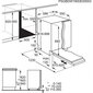 Aeg FSK73768P, integreeritav nõudepesumasin, 15 kmpl, 60 cm hind ja info | Nõudepesumasinad | kaup24.ee