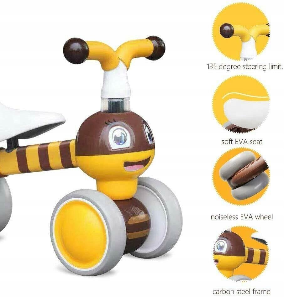 Tasakaalu miniratas Bee Ecotoys hind ja info | Jooksurattad | kaup24.ee