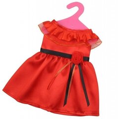 Nuku kleit, punane-must vöö hind ja info | Tüdrukute mänguasjad | kaup24.ee