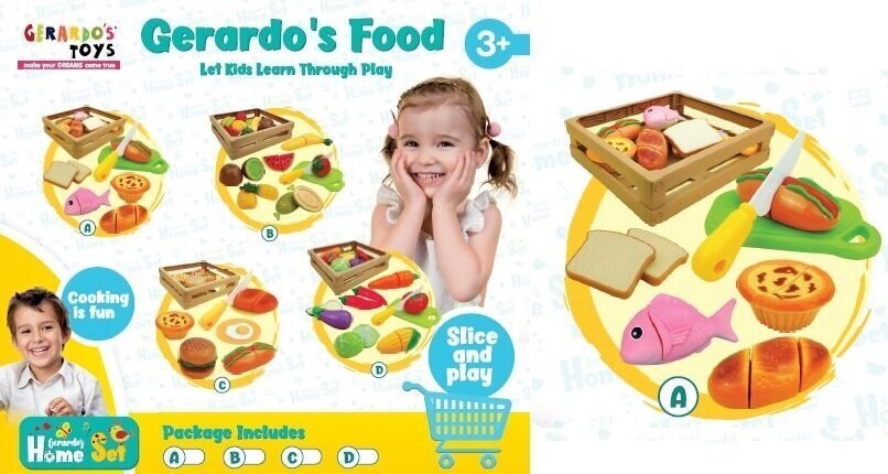 Toiduainete komplekt korvis hind ja info | Tüdrukute mänguasjad | kaup24.ee