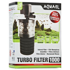 Водный фильтр Aquael Turbo filter 1000 цена и информация | Аквариумы и оборудование | kaup24.ee