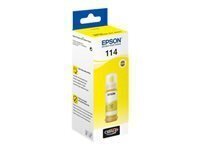 Чернила для зарядки картриджей Epson Ecotank 114 70 ml: Цвет - Жёлтый цена и информация | Картриджи для струйных принтеров | kaup24.ee