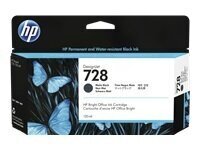 HP 728 130-ml Matte Black DesignJet Ink hind ja info | Tindiprinteri kassetid | kaup24.ee