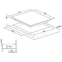 Smeg SI1M7643B hind ja info | Pliidiplaadid | kaup24.ee
