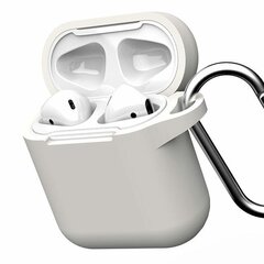 Apple Airpods Защитный силиконовый чехол на футляр для наушников GEAR4 Apollo Apple Airpod, белый
 цена и информация | Наушники | kaup24.ee