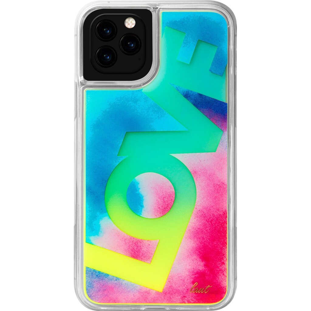 LAUT LIQUID GLITTER iPhone 11 LOVE Neon цена и информация | Telefoni kaaned, ümbrised | kaup24.ee